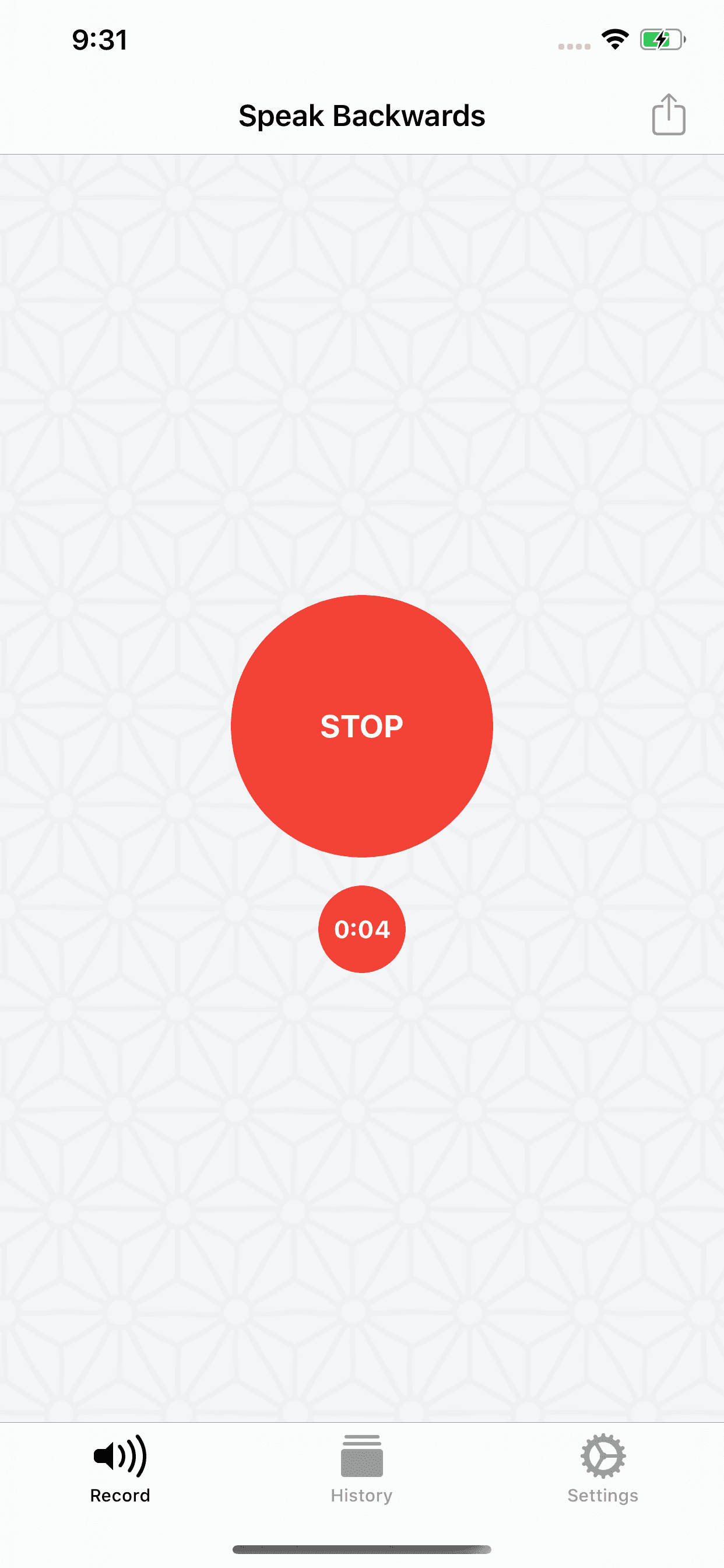 Speak Backwards screenshot 2